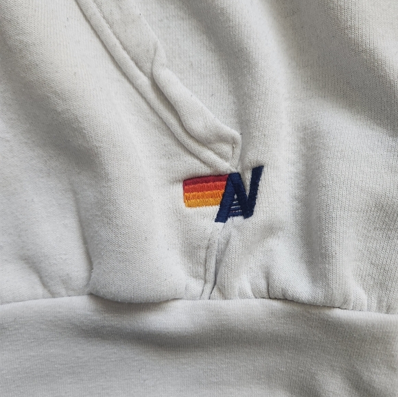 Aviator Nation Pink Dolphin 5 Stripe Stitch Zip Hoodie Size M Unisex - Picture 10 of 12